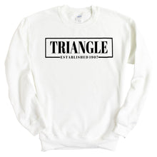 Load image into Gallery viewer, Triangle Fraternal Block Sweatshirt - Fraternity Crewneck Sweatshirt - Kite and Crest