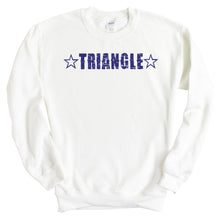 Load image into Gallery viewer, Triangle Fraternal Star Sweatshirt - Fraternity Crewneck Sweatshirt - Kite and Crest