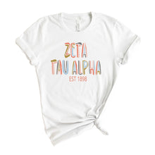 Load image into Gallery viewer, Zeta Tau Alpha T-shirt - Zeta Cooper Tee - Kite and Crest