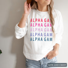 Load image into Gallery viewer, Sweatshirt - Bright and Stacked Crewneck Sweatshirt
