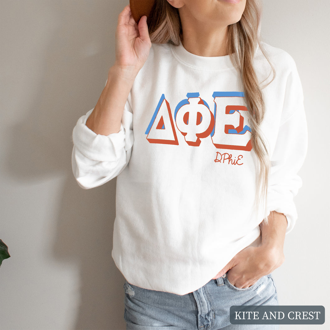 Sweatshirt - American Colored Crewneck Sweatshirt