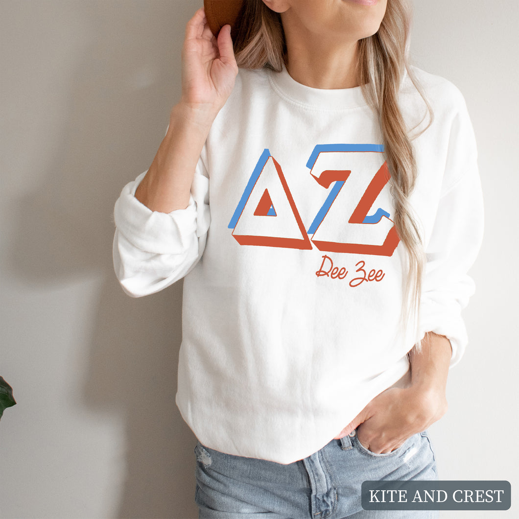 Sweatshirt - American Colored Crewneck Sweatshirt