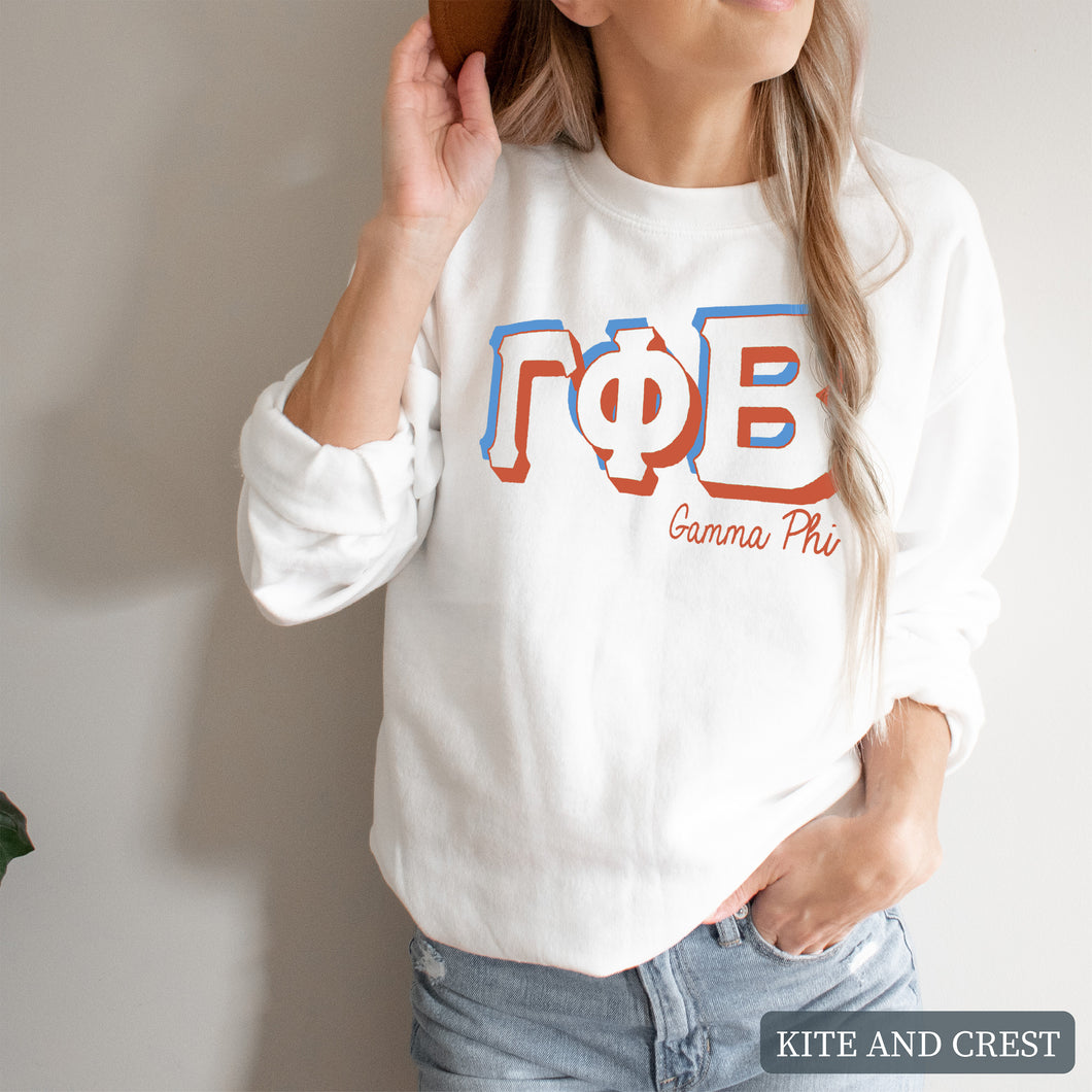 Sweatshirt - American Colored Crewneck Sweatshirt