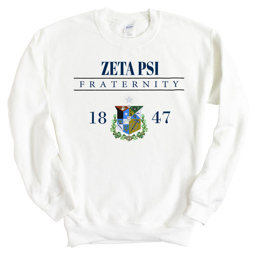 Sweatshirt - Large Crest Crewneck Sweatshirt