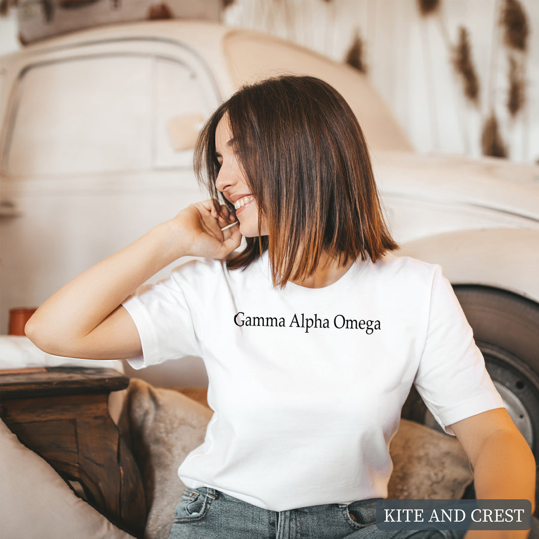 Gam Black Written T-shirt