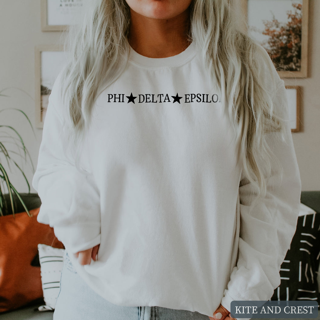 a You're A Star Sweatshirt - Fraternity Crewneck Sweatshirt