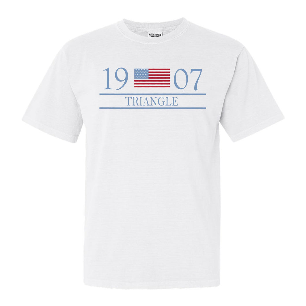 Flag Year Comfort Colors T-Shirt - Fraternity Tee