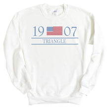 Load image into Gallery viewer, Flag Year Sweatshirt - Fraternity Crewneck Sweatshirt
