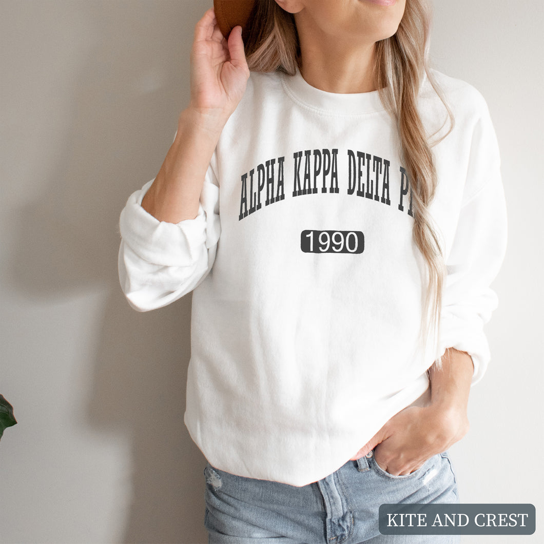 Athletic Crewneck Sweatshirt