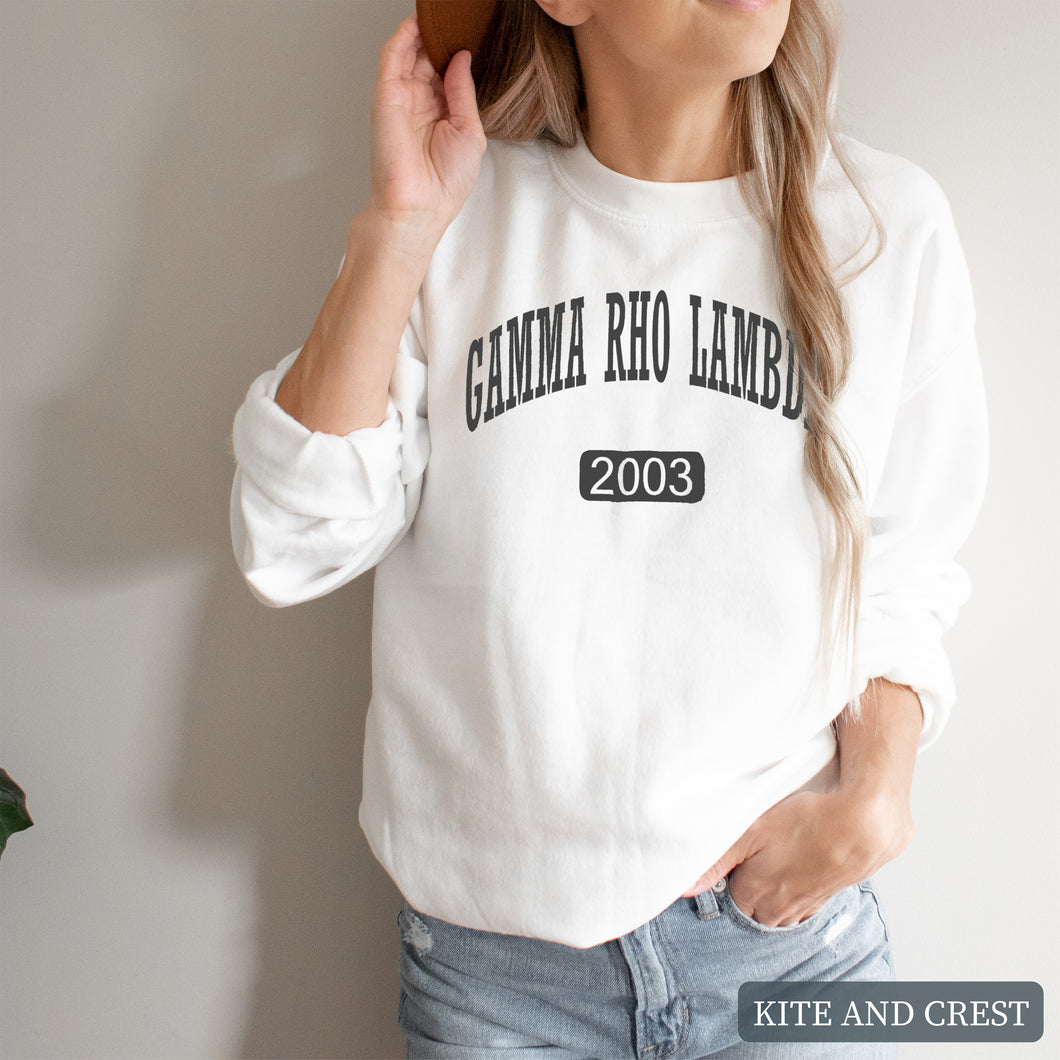 Athletic Crewneck Sweatshirt