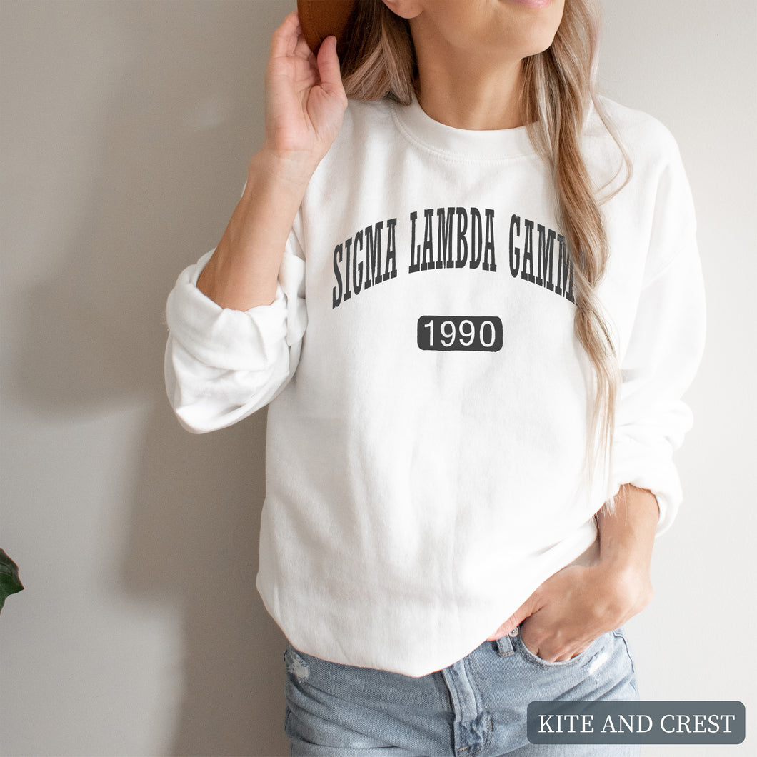 Athletic Crewneck Sweatshirt