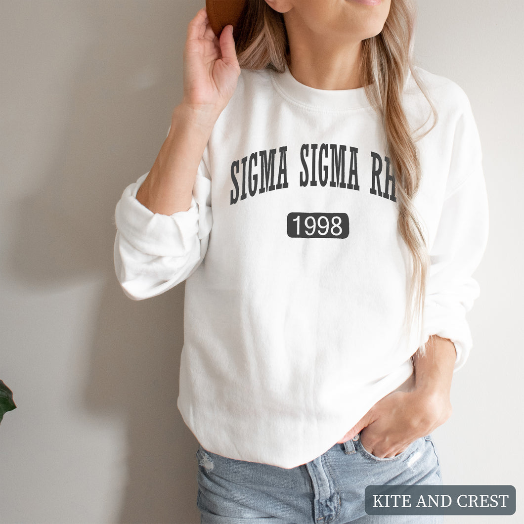 Athletic Crewneck Sweatshirt