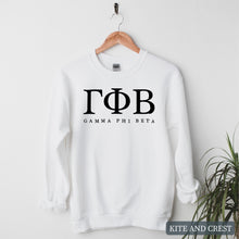 Load image into Gallery viewer, Block Letter Sorority Crewneck Sweatshirt
