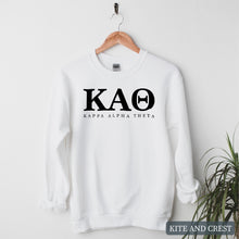 Load image into Gallery viewer, Block Letter Sorority Crewneck Sweatshirt
