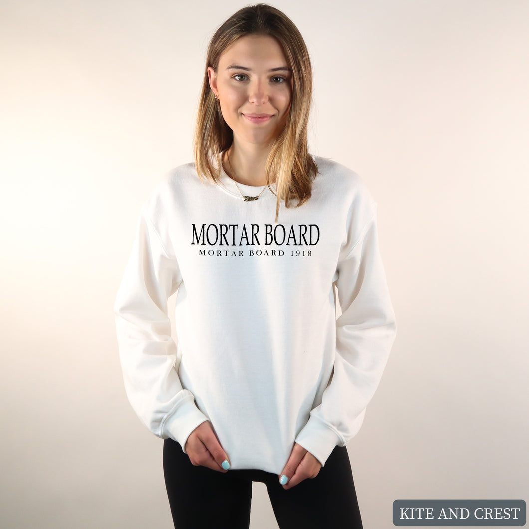 Block Letter Crewneck Sweatshirt