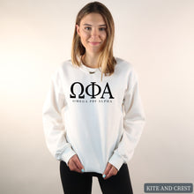 Load image into Gallery viewer, Block Letter Crewneck Sweatshirt
