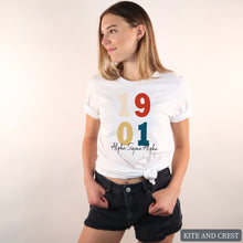 Load image into Gallery viewer, T-Shirt | Colorful Year Shirt | Sorority Gift Idea
