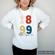 Load image into Gallery viewer, Sweatshirt | Colorful Year Crewneck Sweatshirt | Sorority Gift Idea
