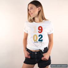 Load image into Gallery viewer, T-Shirt | Colorful Year Shirt | Sorority Gift Idea
