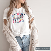 Load image into Gallery viewer, Floral Block T-shirt
