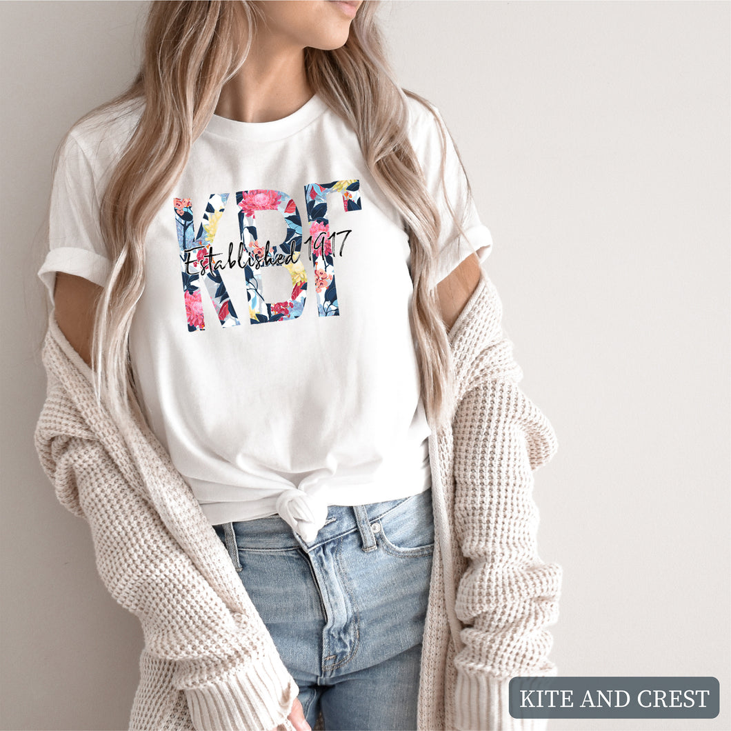 Floral Block T-shirt