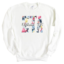 Load image into Gallery viewer, Floral Block Sorority Crewneck Sweatshirt
