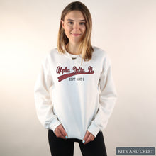 Load image into Gallery viewer, Sweatshirt | Baseball Crewneck Sweatshirt | Sorority Gift Idea
