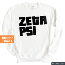 Load image into Gallery viewer, Sweatshirt - Stacked Letters Crewneck Sweatshirt
