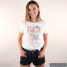 Load image into Gallery viewer, Pastel Stencil Comfort Colors T-Shirt
