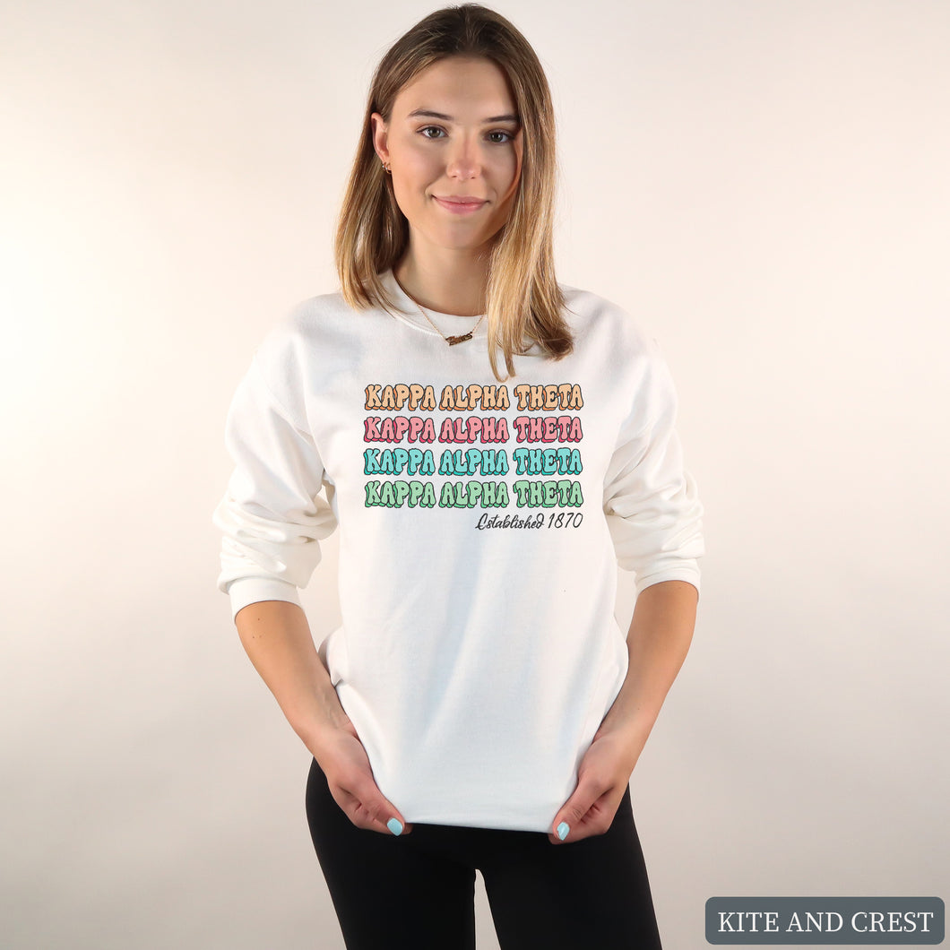 Sweatshirt - Stencil Crewneck Sweatshirt