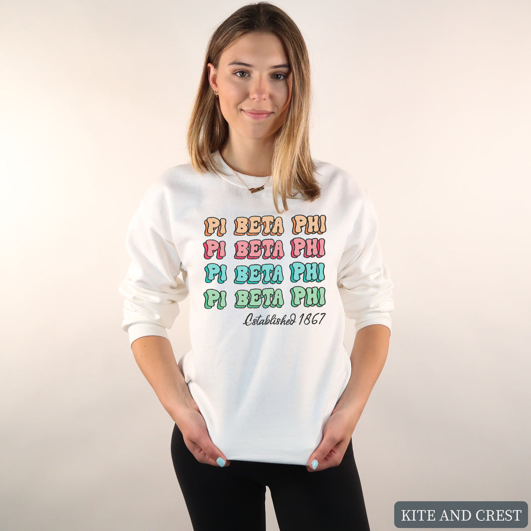 Sweatshirt - Stencil Crewneck Sweatshirt