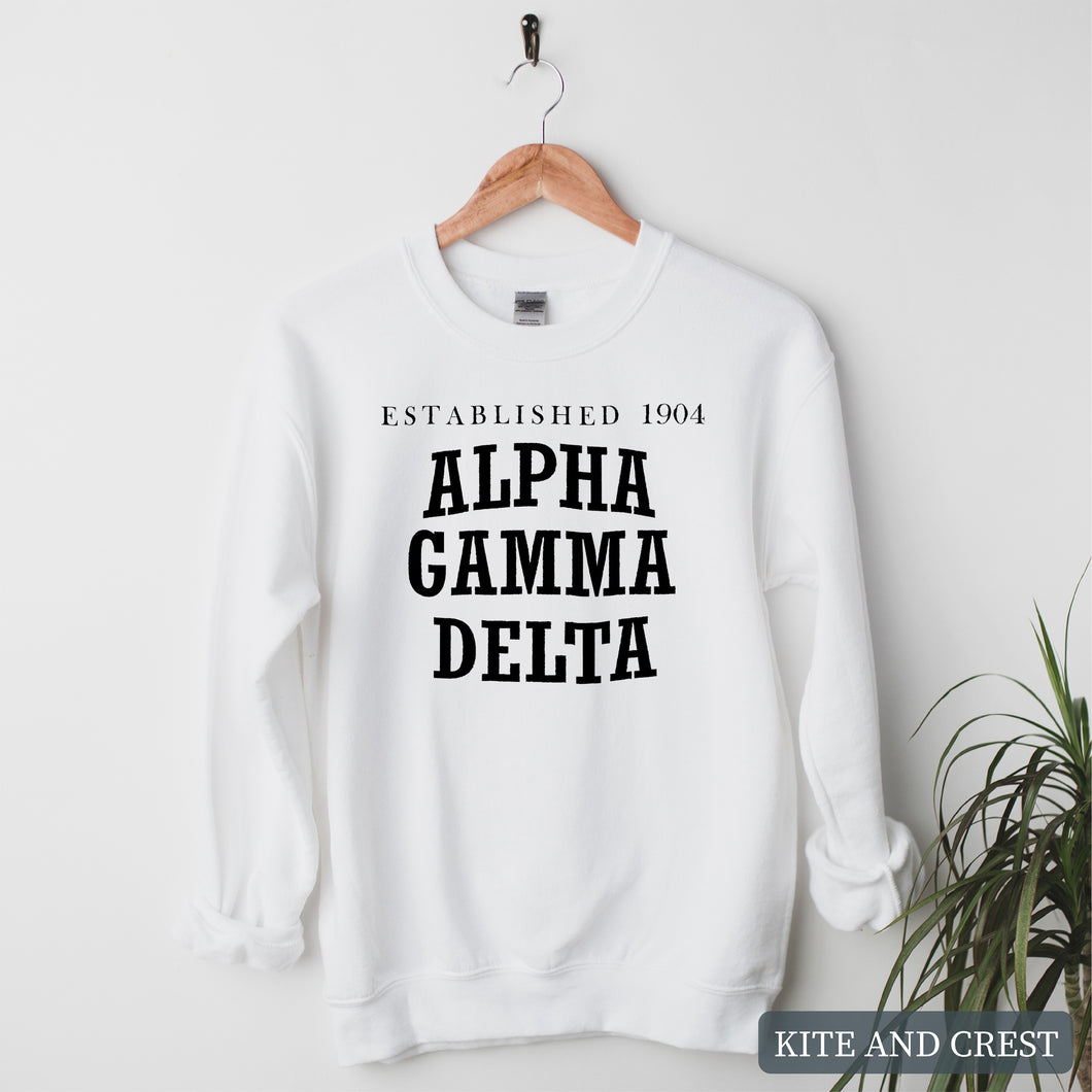 Established Sorority Crewneck Sweatshirt