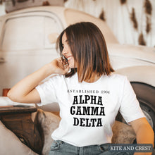 Load image into Gallery viewer, Established Sorority T-Shirt
