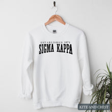 Load image into Gallery viewer, Established Sorority Crewneck Sweatshirt
