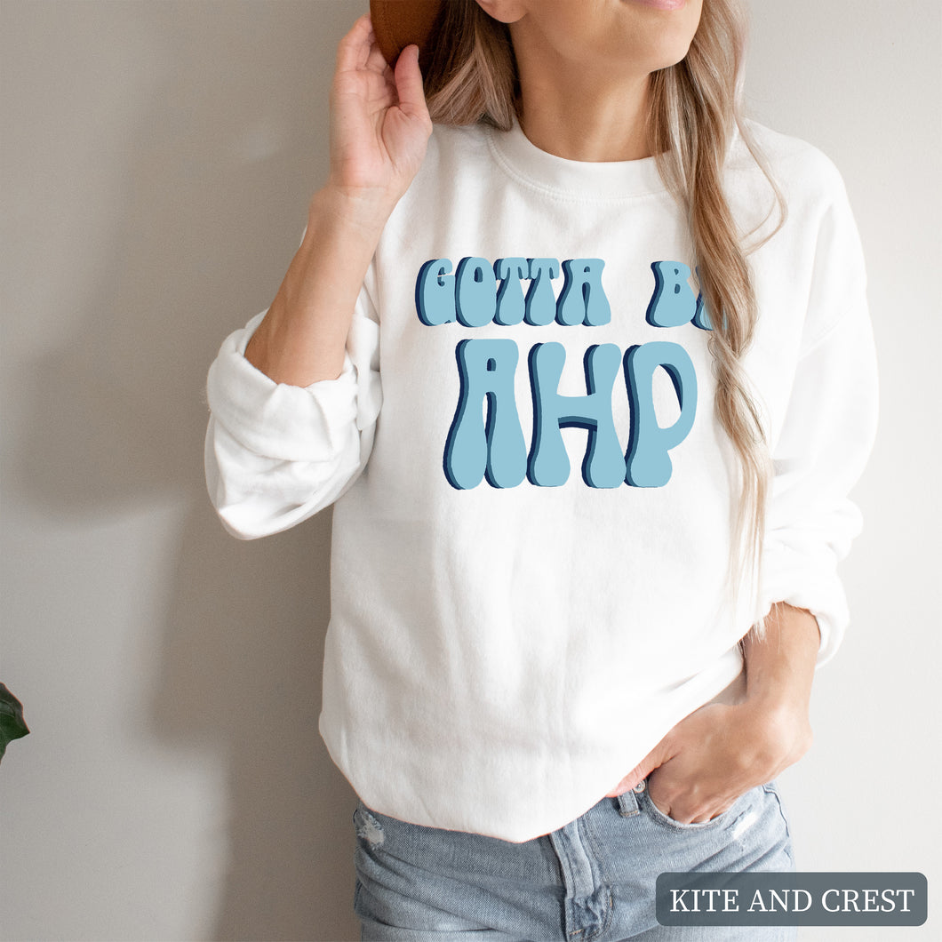 Happy to be Sweatshirt - Fraternity Crewneck Sweatshirt