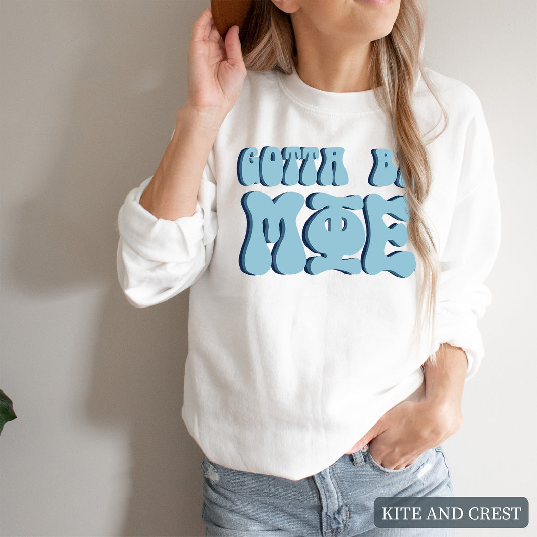 Happy to be Sweatshirt - Fraternity Crewneck Sweatshirt