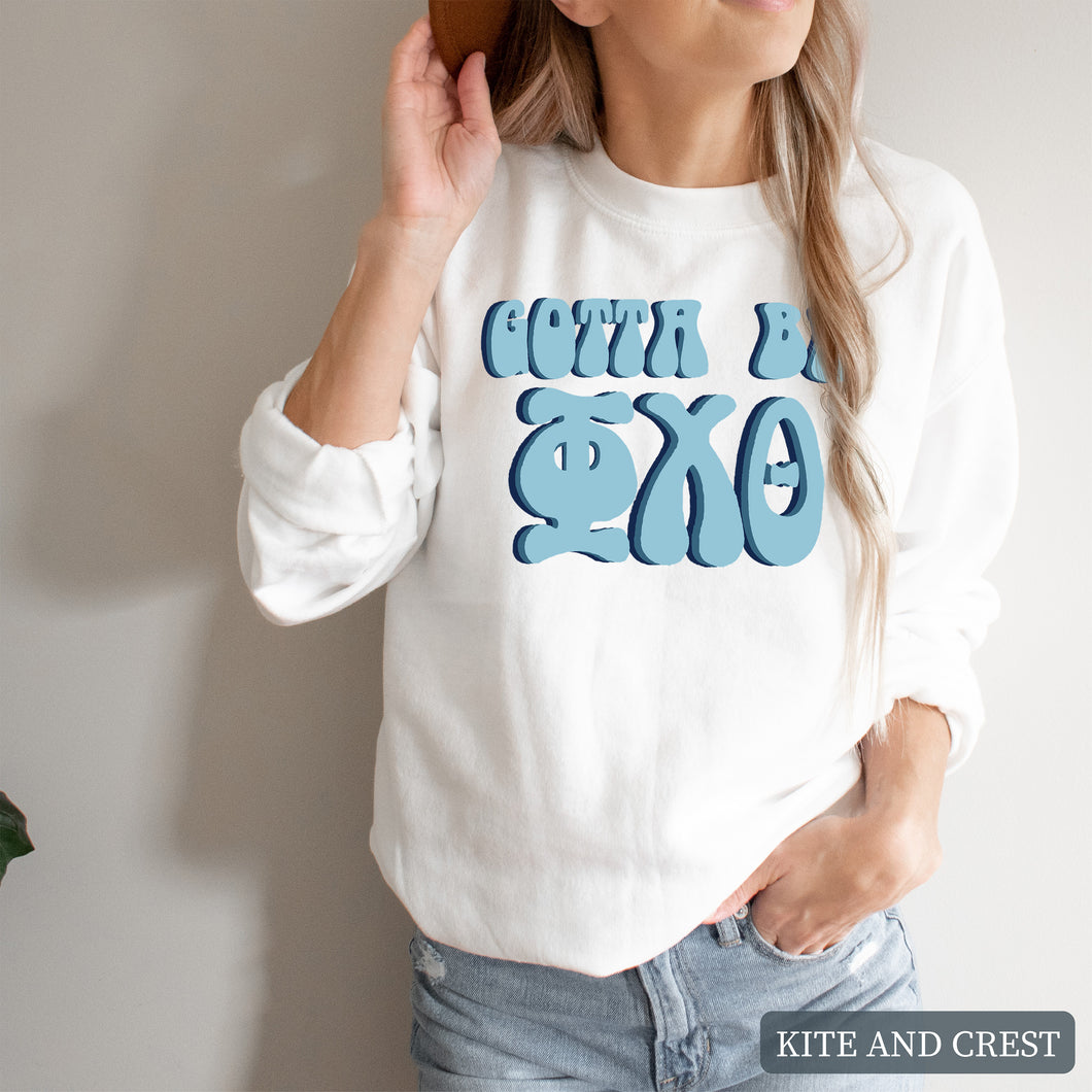 Happy to be Sweatshirt - Fraternity Crewneck Sweatshirt