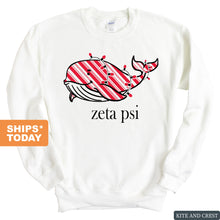 Load image into Gallery viewer, Sweatshirt - Red Whale Crewneck Sweatshirt
