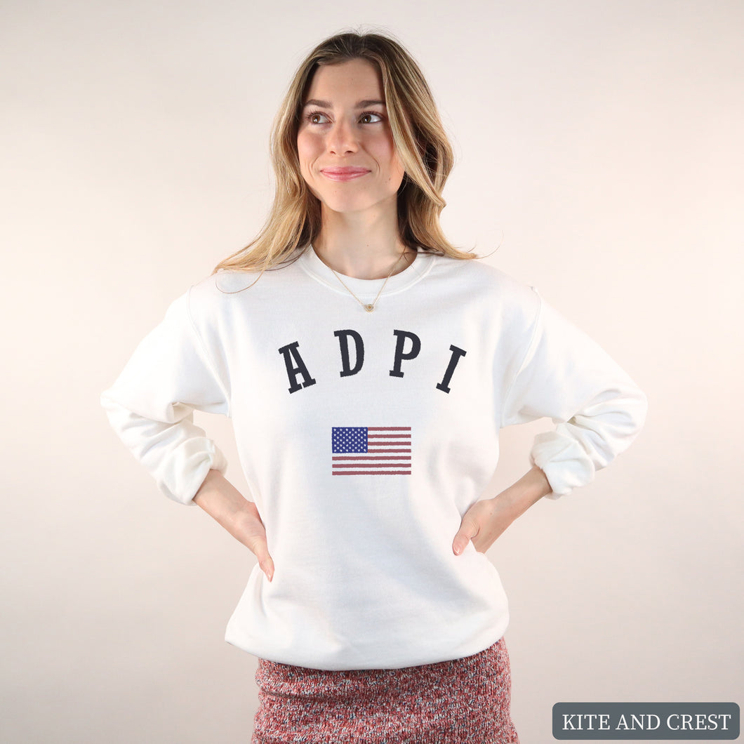 Sweatshirt - USA Crewneck Sweatshirt