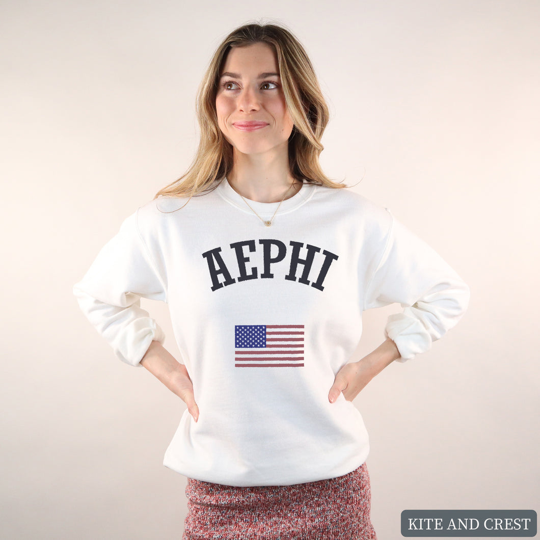 Sweatshirt - USA Crewneck Sweatshirt