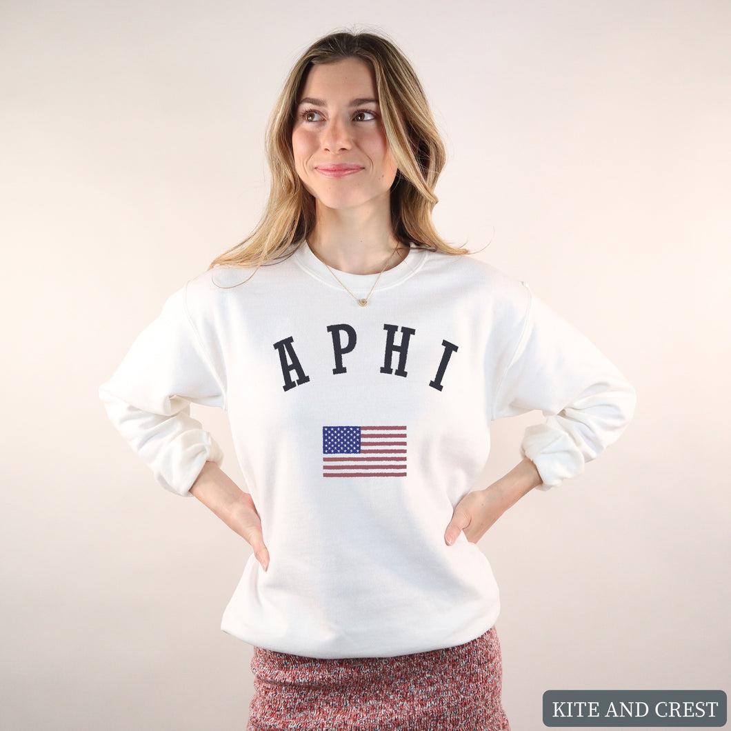 Sweatshirt - USA Crewneck Sweatshirt