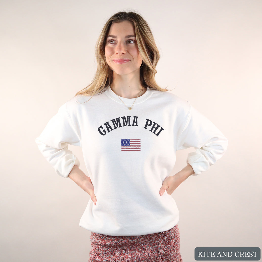 Sweatshirt - USA Crewneck Sweatshirt