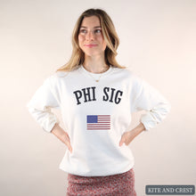 Load image into Gallery viewer, Sweatshirt - USA Crewneck Sweatshirt
