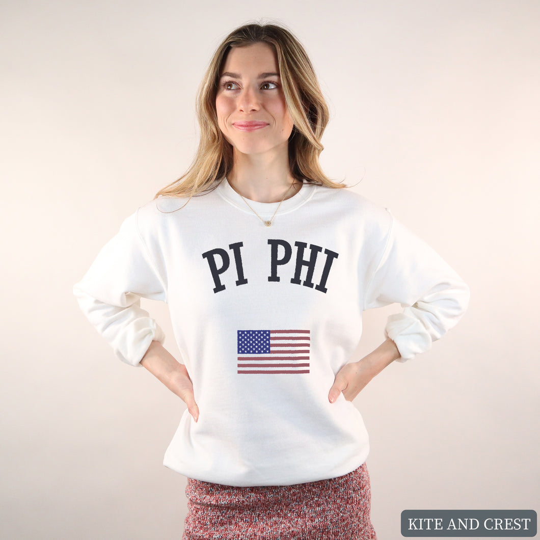 Sweatshirt - USA Crewneck Sweatshirt