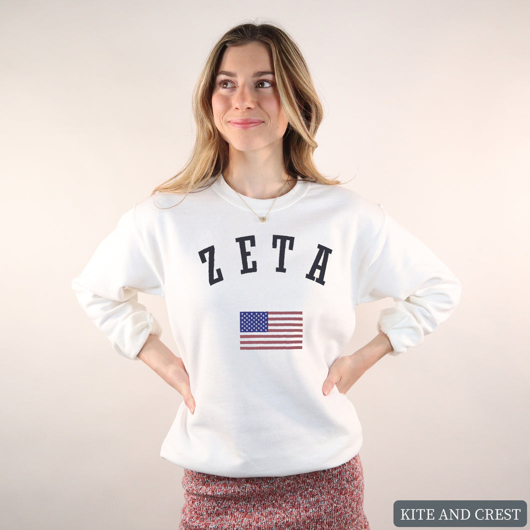 Sweatshirt - USA Crewneck Sweatshirt