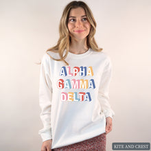 Load image into Gallery viewer, Sweatshirt | Retro Crewneck Sweatshirt | Sorority Gift Idea
