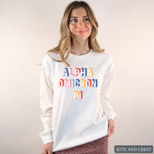 Load image into Gallery viewer, Sweatshirt | Retro Crewneck Sweatshirt | Sorority Gift Idea
