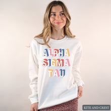 Load image into Gallery viewer, Sweatshirt | Retro Crewneck Sweatshirt | Sorority Gift Idea
