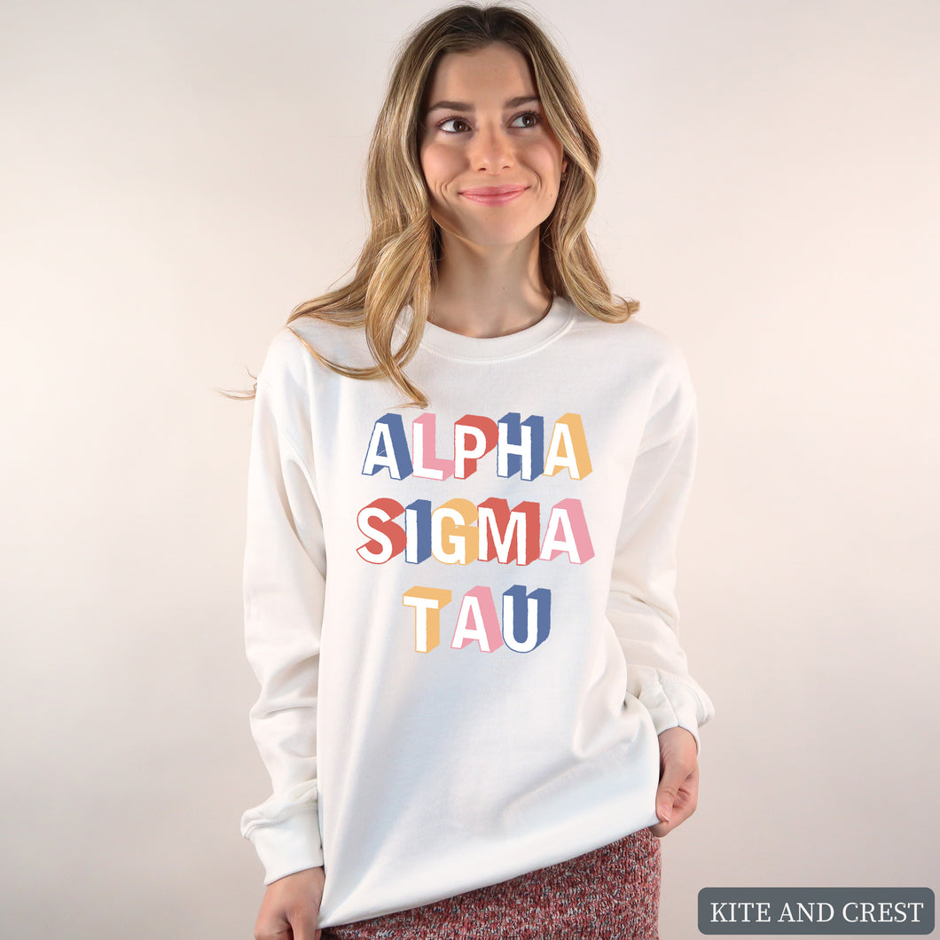 Sweatshirt | Retro Crewneck Sweatshirt | Sorority Gift Idea