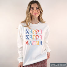 Load image into Gallery viewer, Sweatshirt | Retro Crewneck Sweatshirt | Sorority Gift Idea
